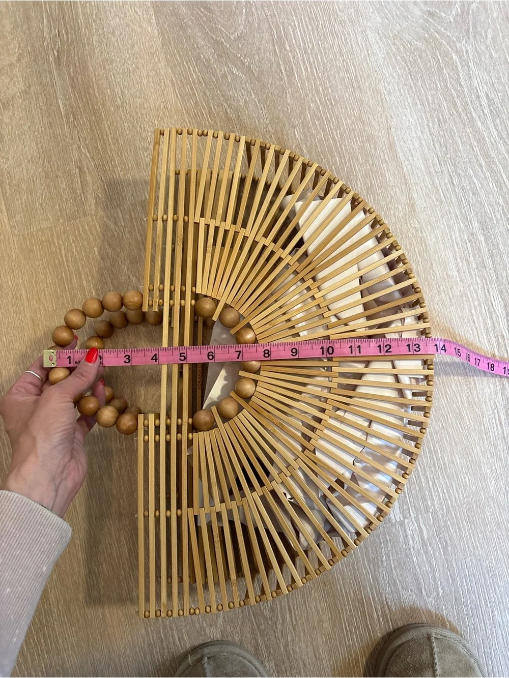 Cult Gaia Fan Ark Bamboo Bag x Adriana Degreas - Picture 7 of 8